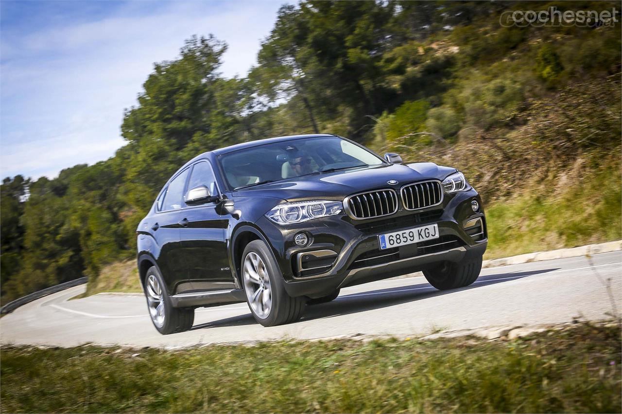 BMW X6 xDrive 40d, efectivo en carretera