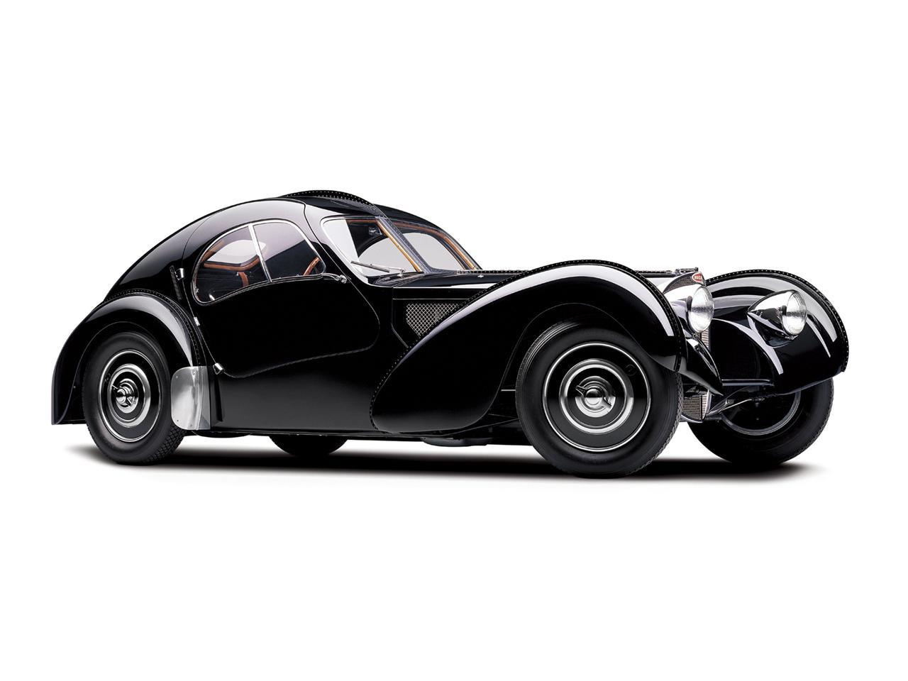 Así era el Bugatti Type 57SC Atlantic, hermosísimo cupé deportivo desarrollado en los años treinta por Jean Bugatti.