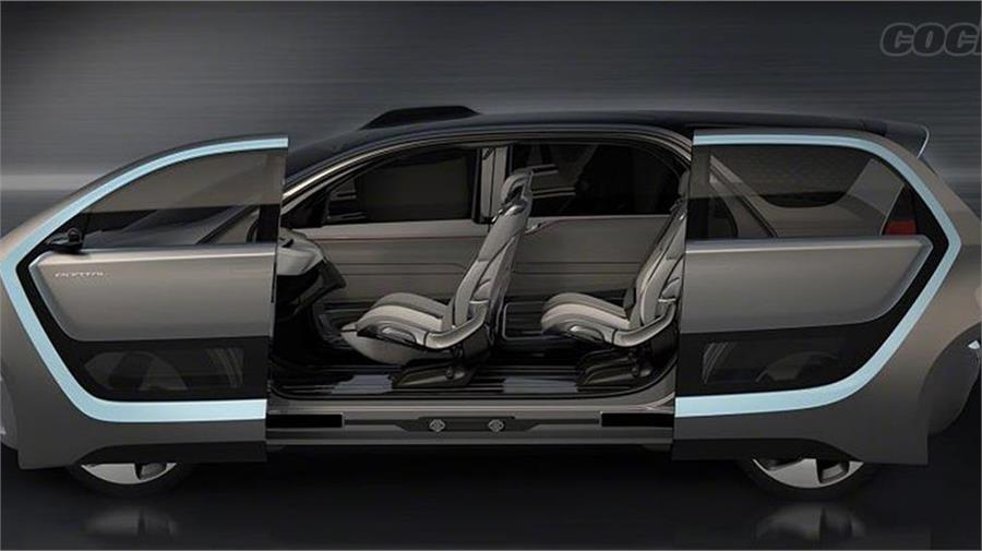 Las puertas correderas del Chrysler Portal facilitan enormemente el acceso al habitáculo.