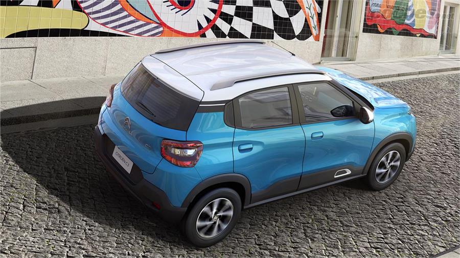 Citroën permitirá a los clientes jugar con las posibilidades de personalización, entre ellas el techo en color contrastado.