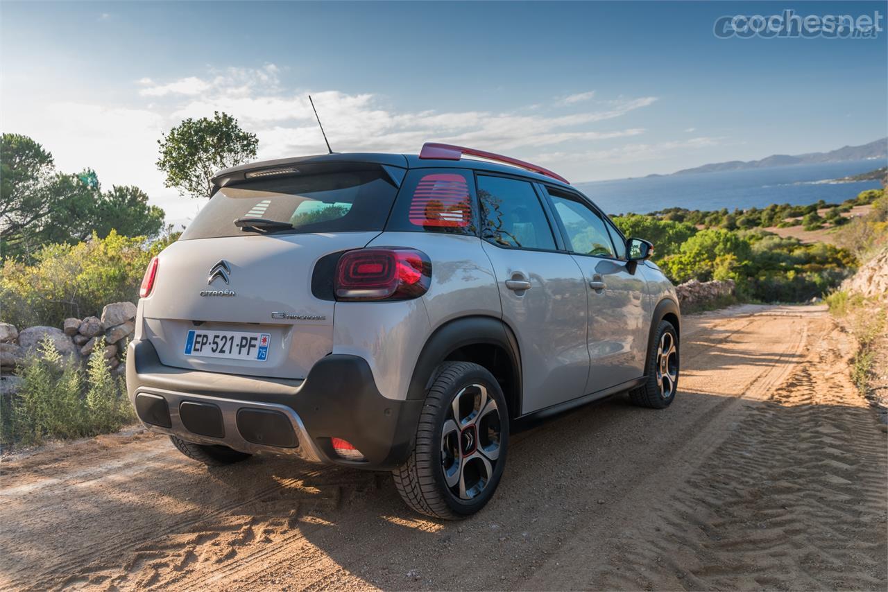 Gracias al sistema Grip Control , el C3 Aircross tiene posibilidades de circular con facilidad fuera de carretera.