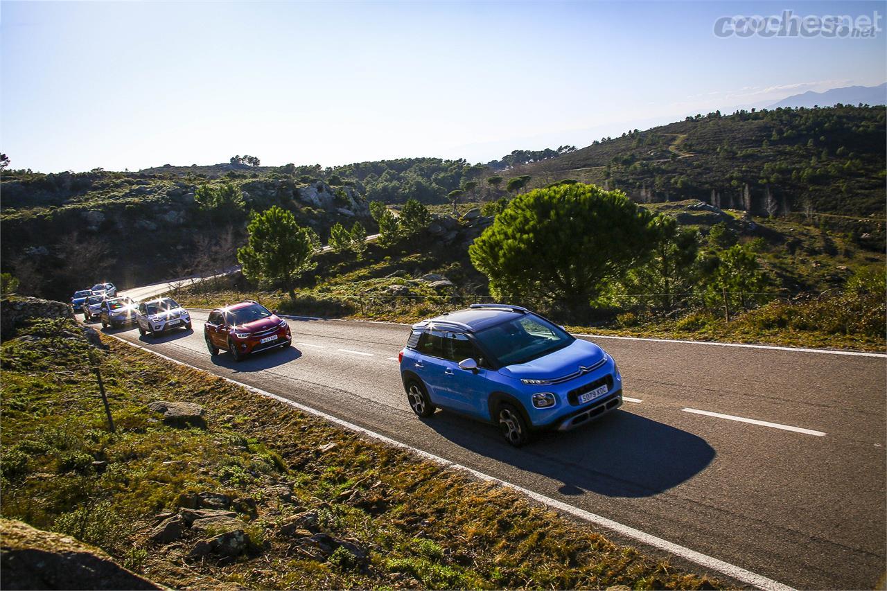 El Peugeot 2008 tiene el mejor motor del comparativo y el Arona el comportamiento más convincente. El más cómodo es el Captur.