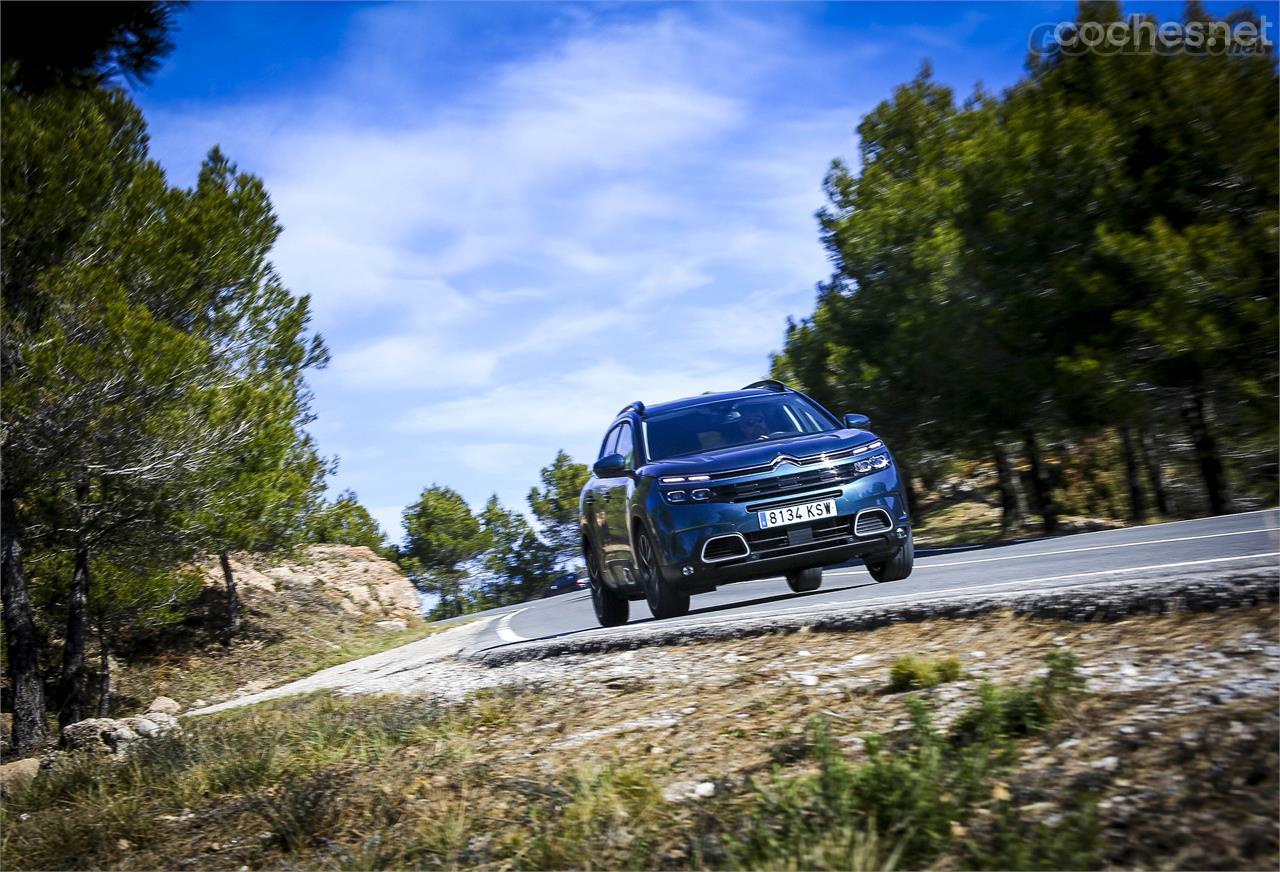 El confort es el punto fuerte del C5 Aircross gracias a al sistema de suspensión con amortiguadores progresivos hidráulicos.