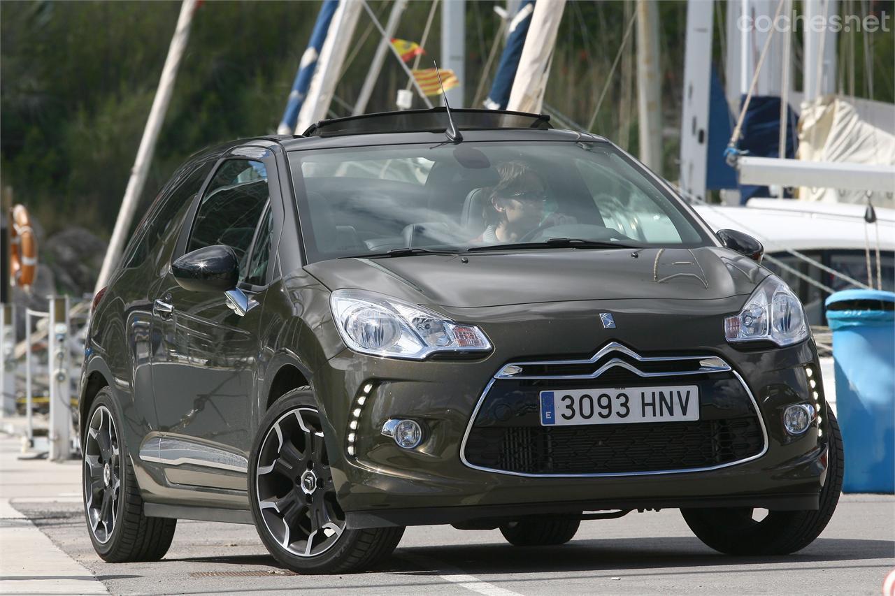 Citroën DS3 Cabrio: hay que fijarse bien para distinguirlo de la versión con techo rígido.