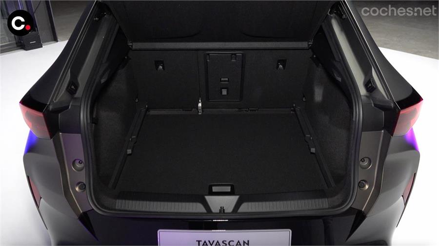 Los 540 litros del maletero del Cupra Tavascan están claramente por encima de la media de su segmento (si exceptuamos el resto de los modelos del Grupo VW).