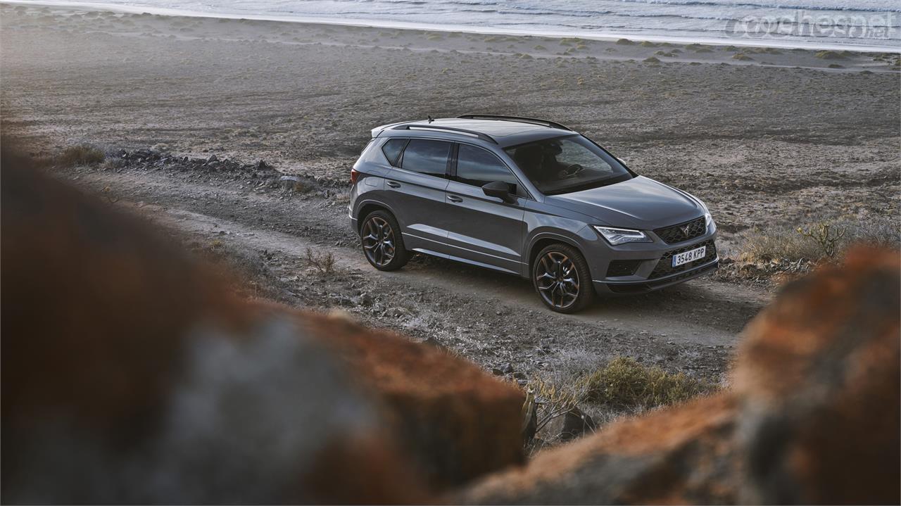 El color gris mate y las llantas y otros detalles con motivos en color cobre caracterizan al Cupra Ateca Limited Edition