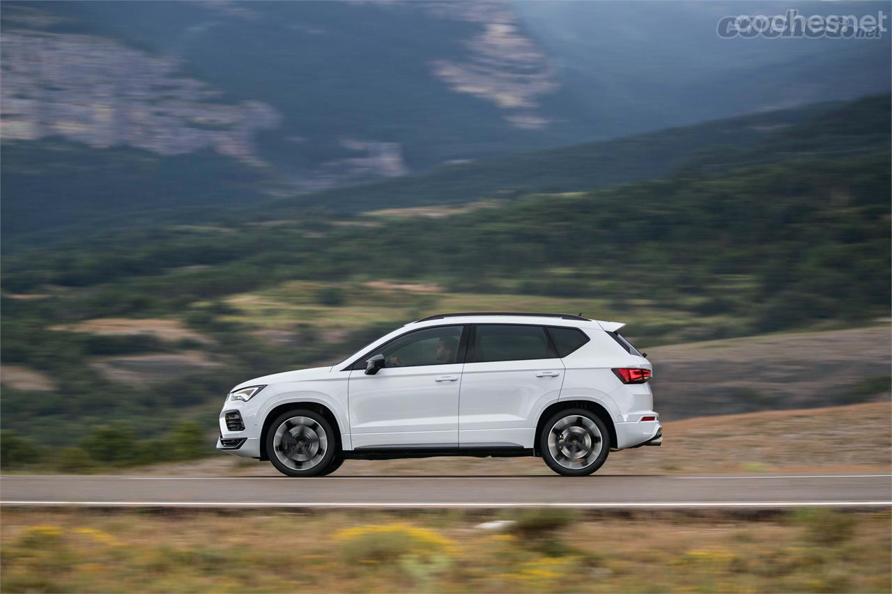 El Cupra Ateca 2020 alcanza los 100 km/h en solo 4,9 segundos y tiene modo Launch Control.