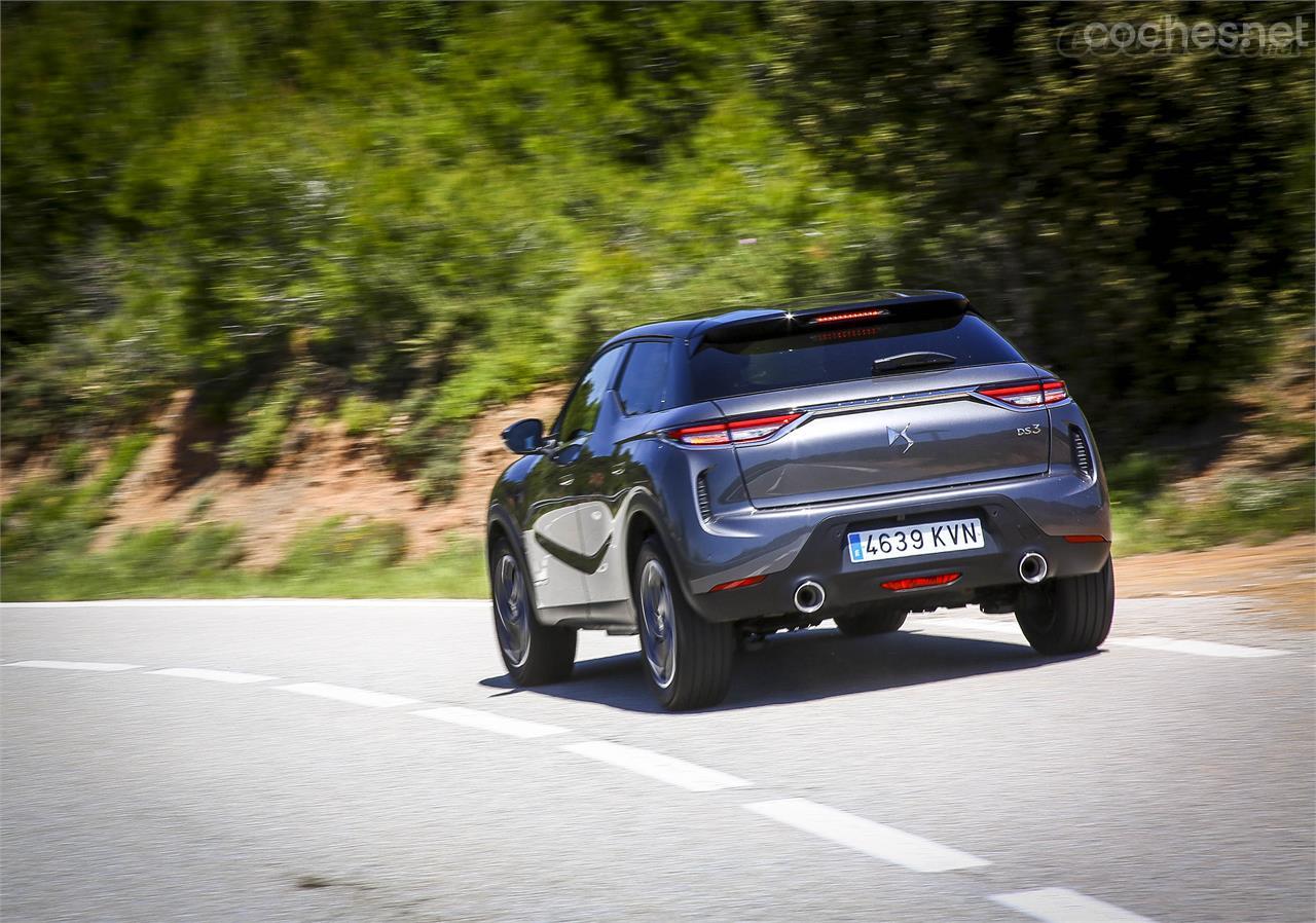 En carretera, el compromiso del Ds3 Crossback es muy correcto, con una suspensión no excesivamente blanda y que sujeta bien la carrocería.