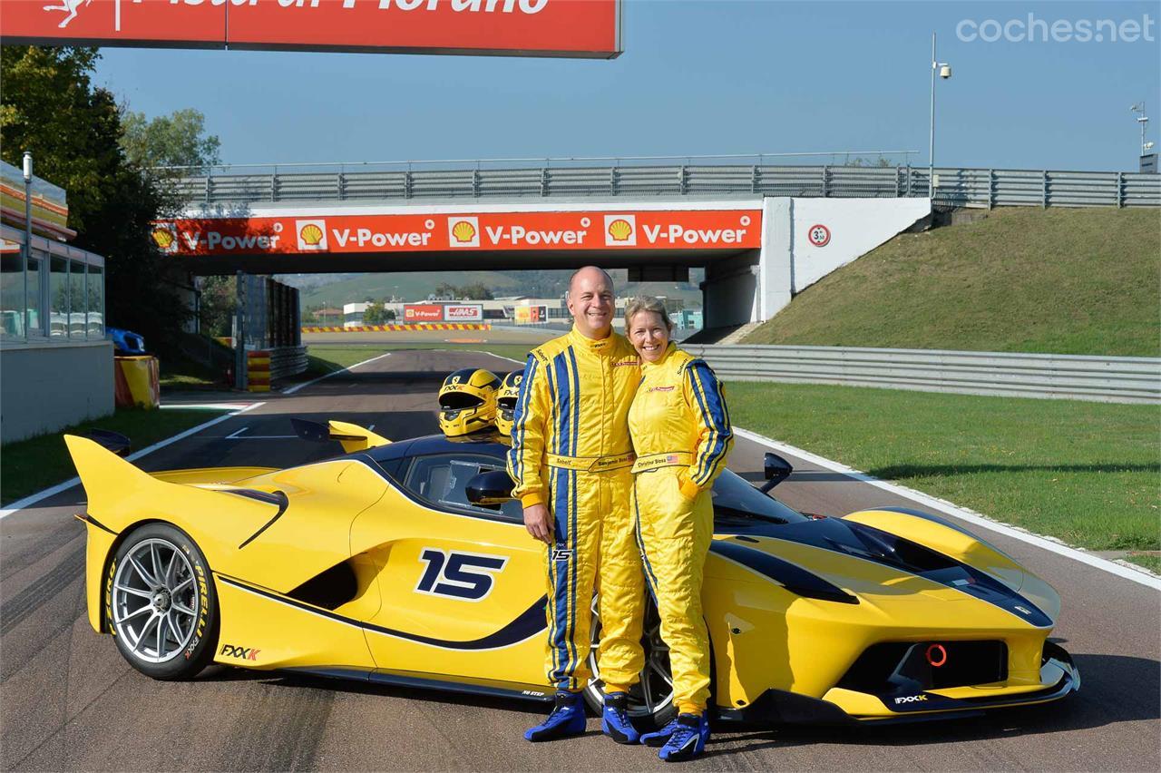 Benjamin Sloss le ha regalado a su esposa Christine un Ferrari FXX K por su último cumpleaños.
