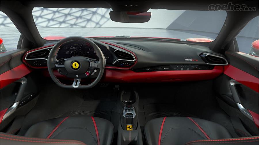 Así luce el Ferrari 269 GTB por dentro, con el cuadro de instrumentación digital y un Head-Up display.