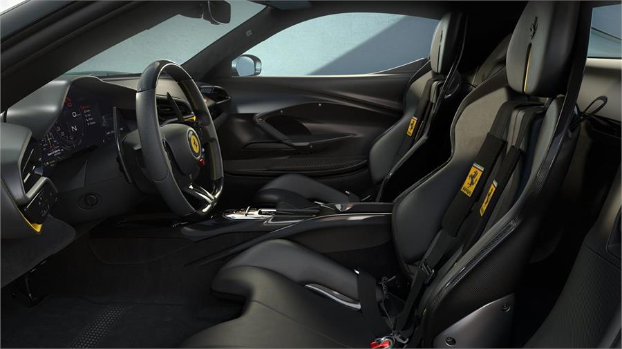 El interior del Ferrari 269 GTB Assetto Fiorano también es específico.