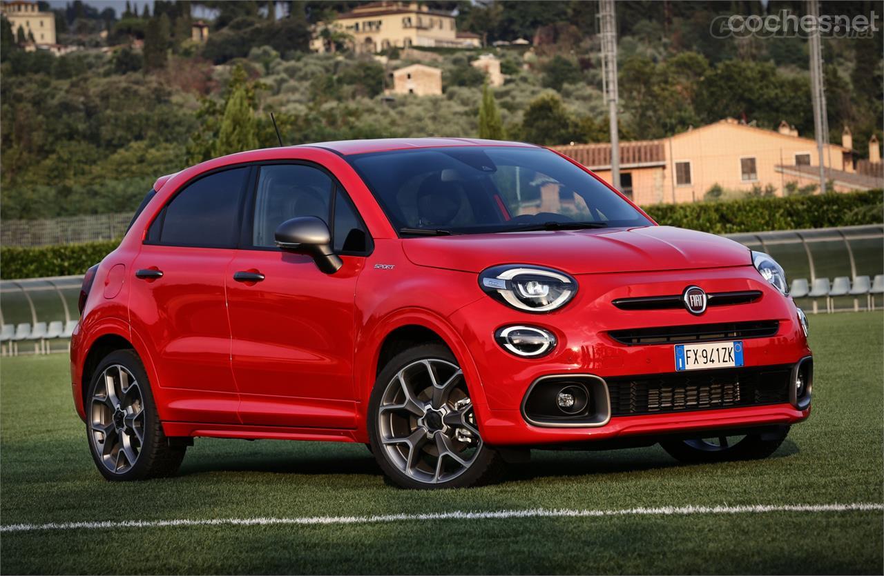 El Fiat 500X Sport es la versión más deportiva y "asfáltica" del pequeño SUV de la marca italiana.