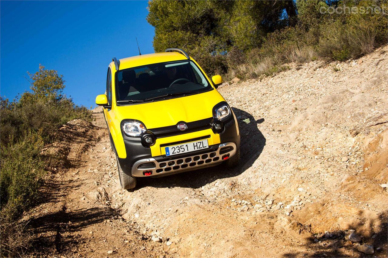 Este Panda es ideal para circular por pistas en mal estado. Con la única excepción del Suzuki Jimny, es el todoterreno más asequible del mercado.