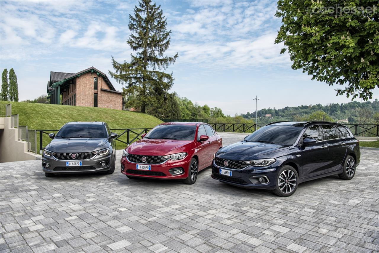 Las tres variantes de carrocería del Tipo estarán expuestas en el stand de Fiat.