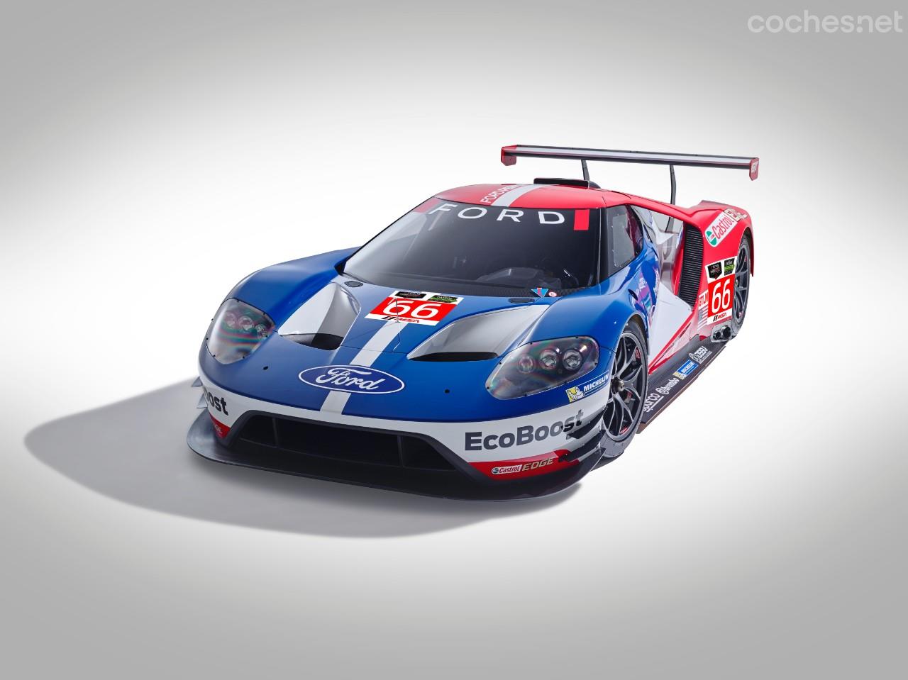 El Ford GT con el que la firma del óvalo regresará a Le Mans en 2016 está basado en el Ford GT de calle y monta un motor Ecoboost V6 Biturbo.