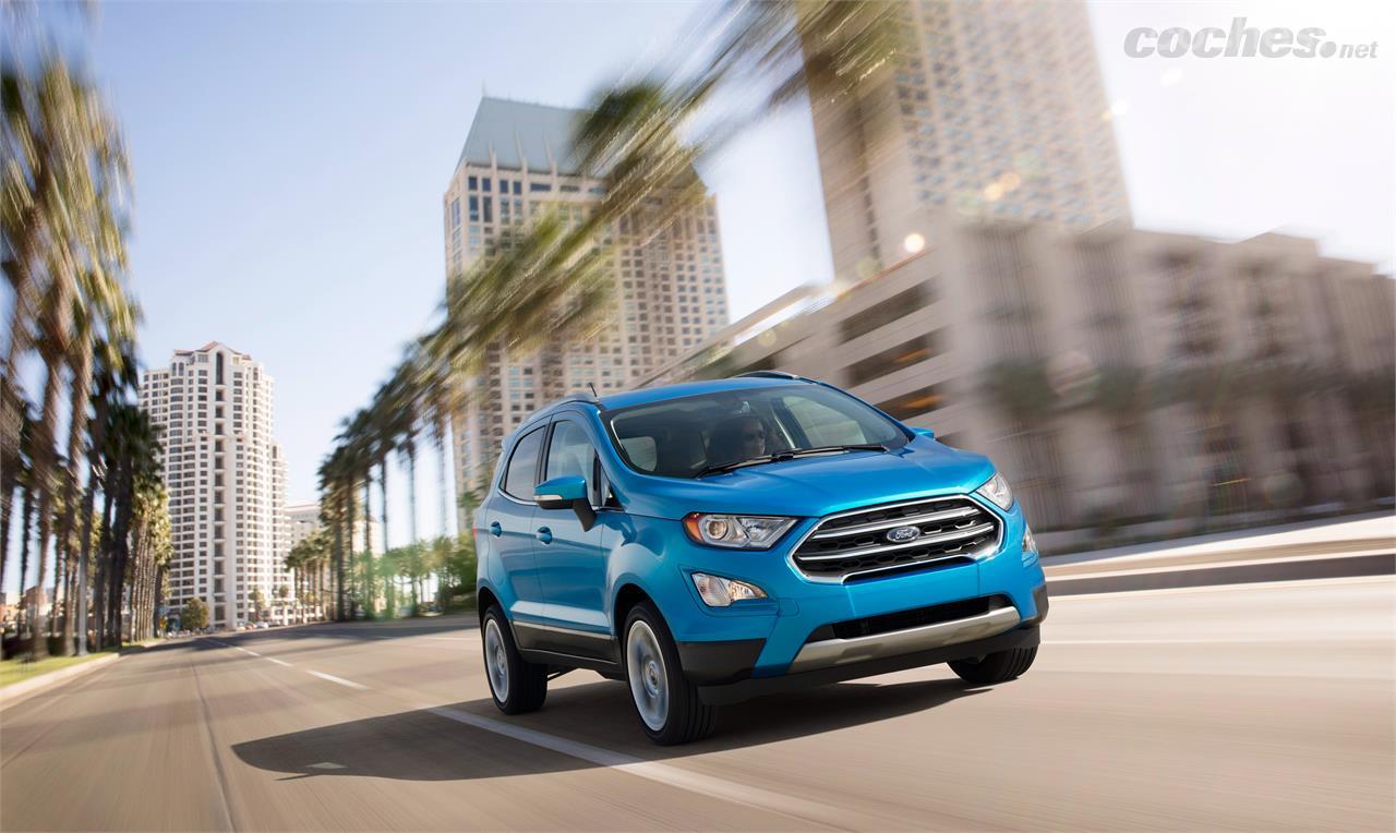 El EcoSport empezará a venderse en Estados Unidos con un pequeño rediseño estético y nuevas opciones de equipamiento. Veremos si llega a Europa...