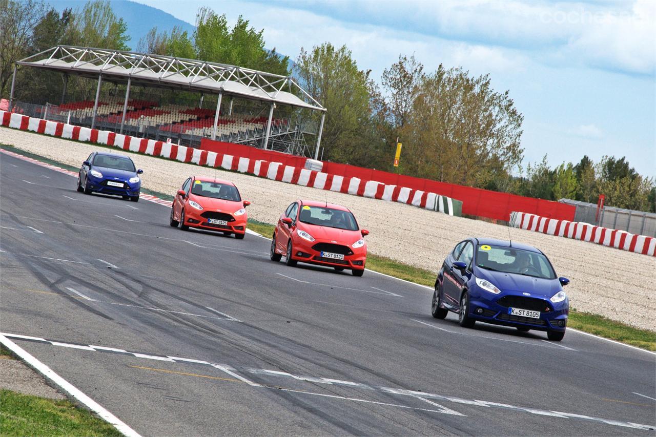 El trazado de Montmeló, ideal para descubrir los límites de Fiesta ST y Focus ST