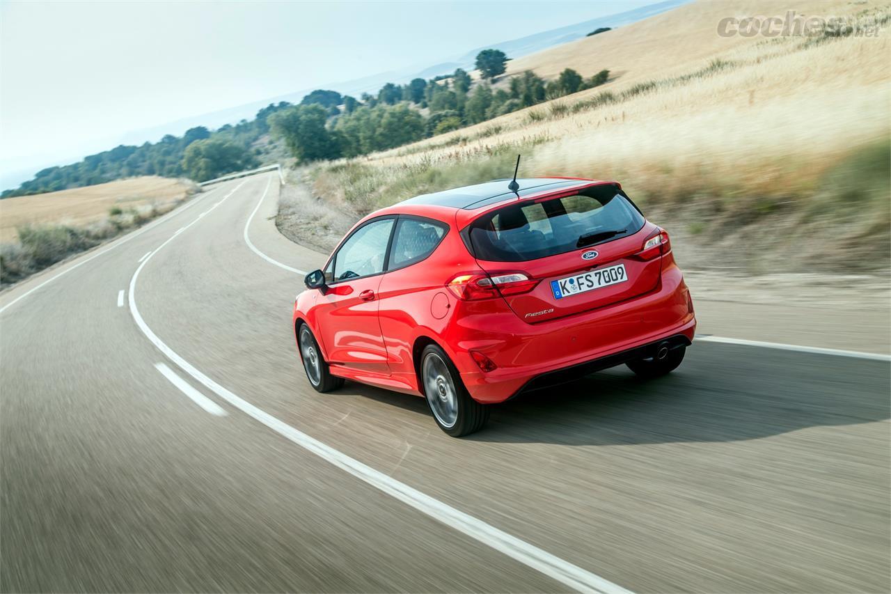 El ST-Line es el único que puede equipar el motor más potente: el 1.0 EcoBoost de 140 CV. El próximo Fiesta ST montará el 1.5 EcoBoost de 200 CV.