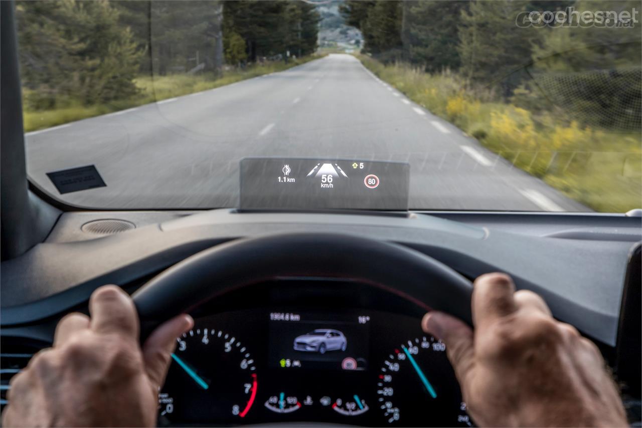 El nuevo Focus es el primer Ford europeo en instalar un head-up display.