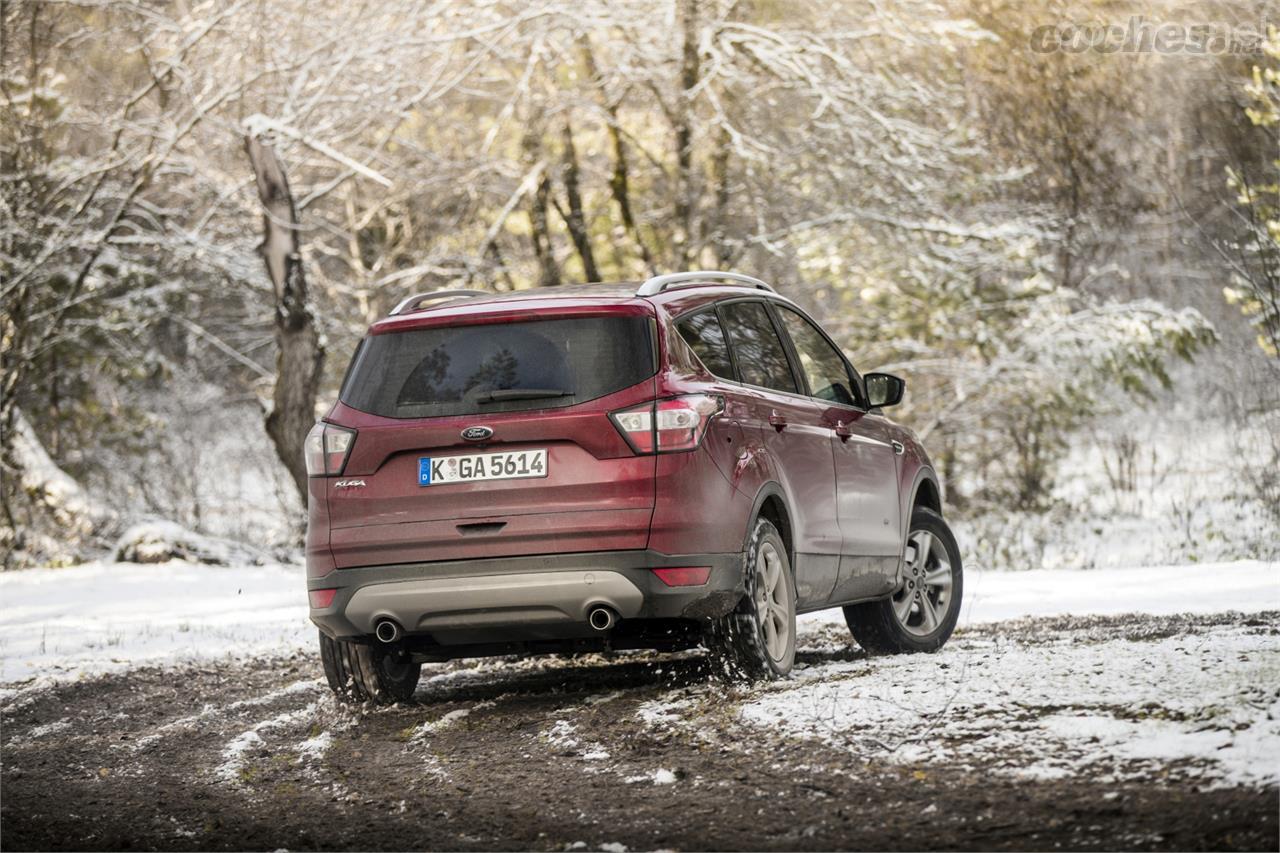 No tuvimos ocasión de comprobar el rendimiento off-road del nuevo Kuga pero no debe variar mucho del anterior que era francamente satisfactorio.