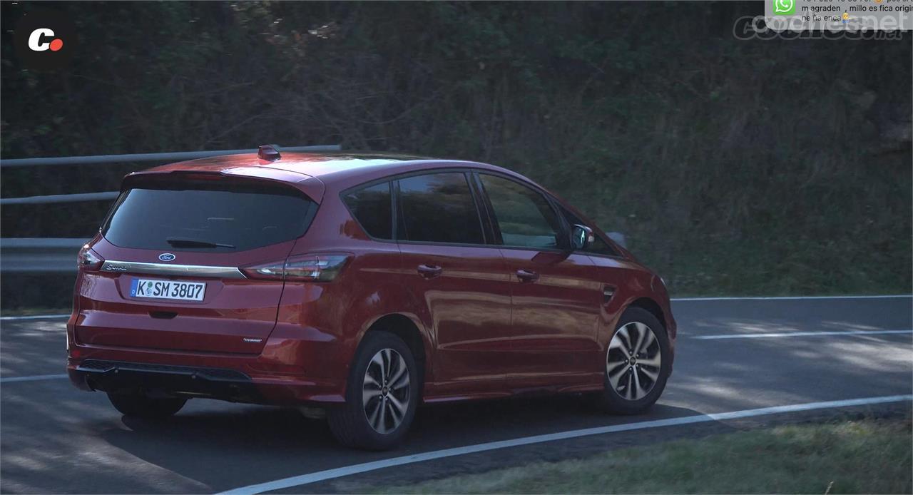 El motor híbrido del Ford S-Max 2.5 Duratec FHEV empuja bien, aunque el cambio automático le hace perder algo de dinamismo. 