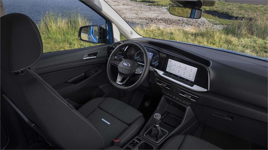 La instrumentación del Ford Tourneo Connect 2021 puede ser analógica, como en la imagen, o digital y la pantalla central de 8,25 o de 10 pulgadas.