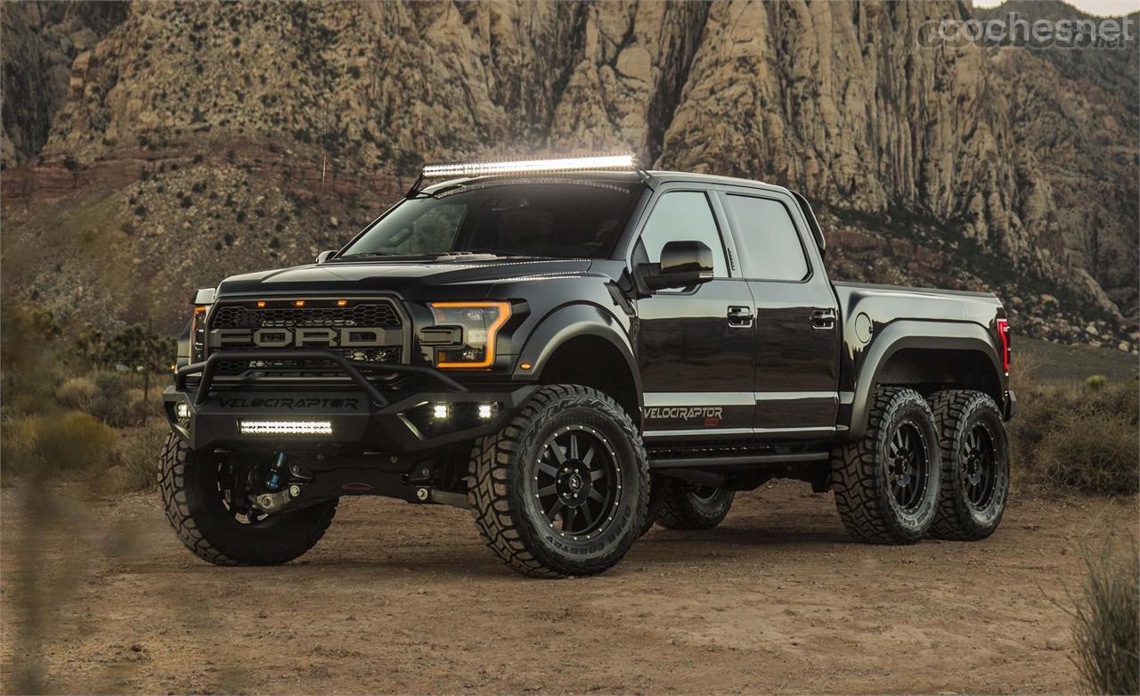 El Hennessey VelociRaptor 6X6 es la respuesta americana al Mercedes-AMG G63 6X6.