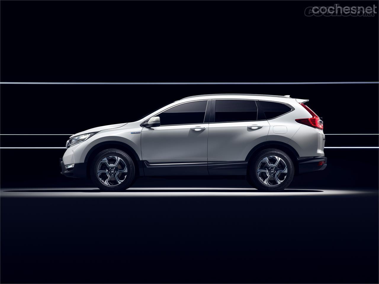 El nuevo Honda CR-V se empezará a vender el año que viene en versión híbrida y gasolina turbo. 