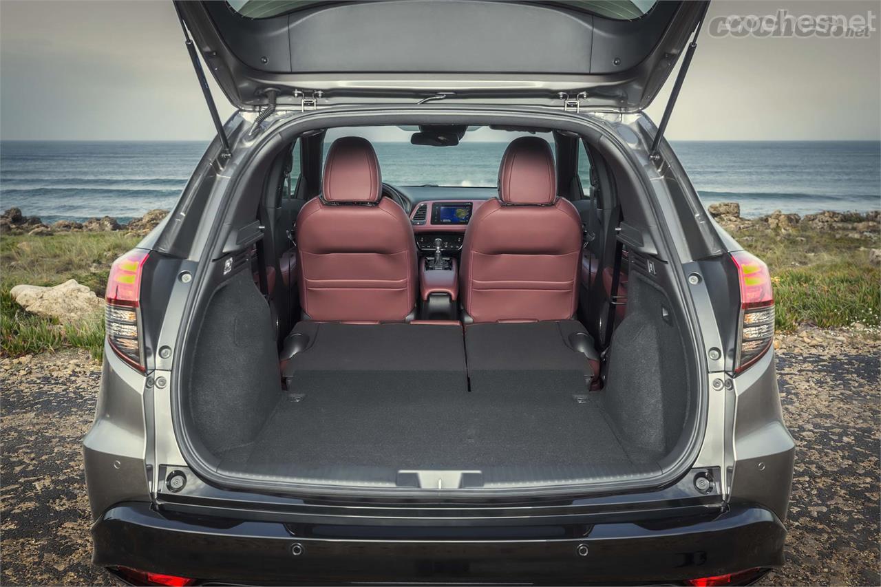En configuración 5 plazas su maletero ofrece 470 litros, ampliables hasta 1.100 litros si abatimos la segunda fila. También destacan los Honda Magic Seat.