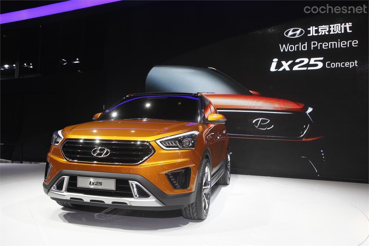 Hyundai presenta en el Salón del Pekín su nuevo SUV pequeño concebido en exclusiva para el mercado chino de la mano del ix25 Concept Model.