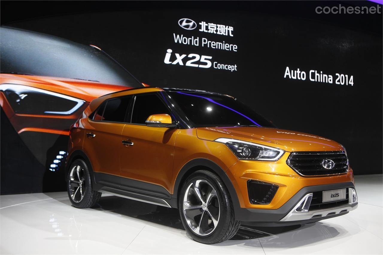 El ix25 Concept se dirige al mercado chino y está basado en la misma plataforma que el KIA Soul.