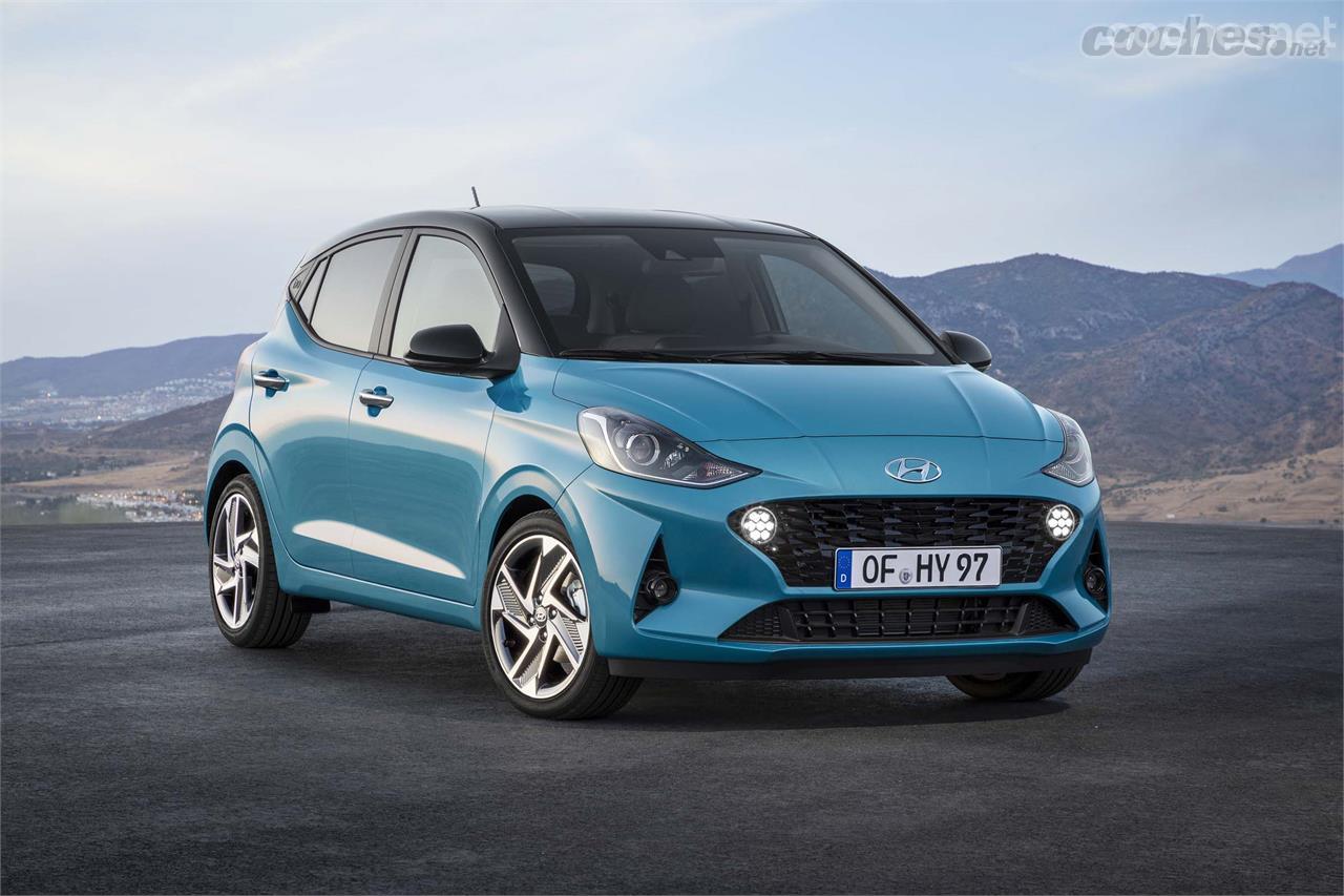 La posibilidad de contar con un acabado bicolor es una de las novedades que más llama la atención del Hyundai i10 de tercera generación.