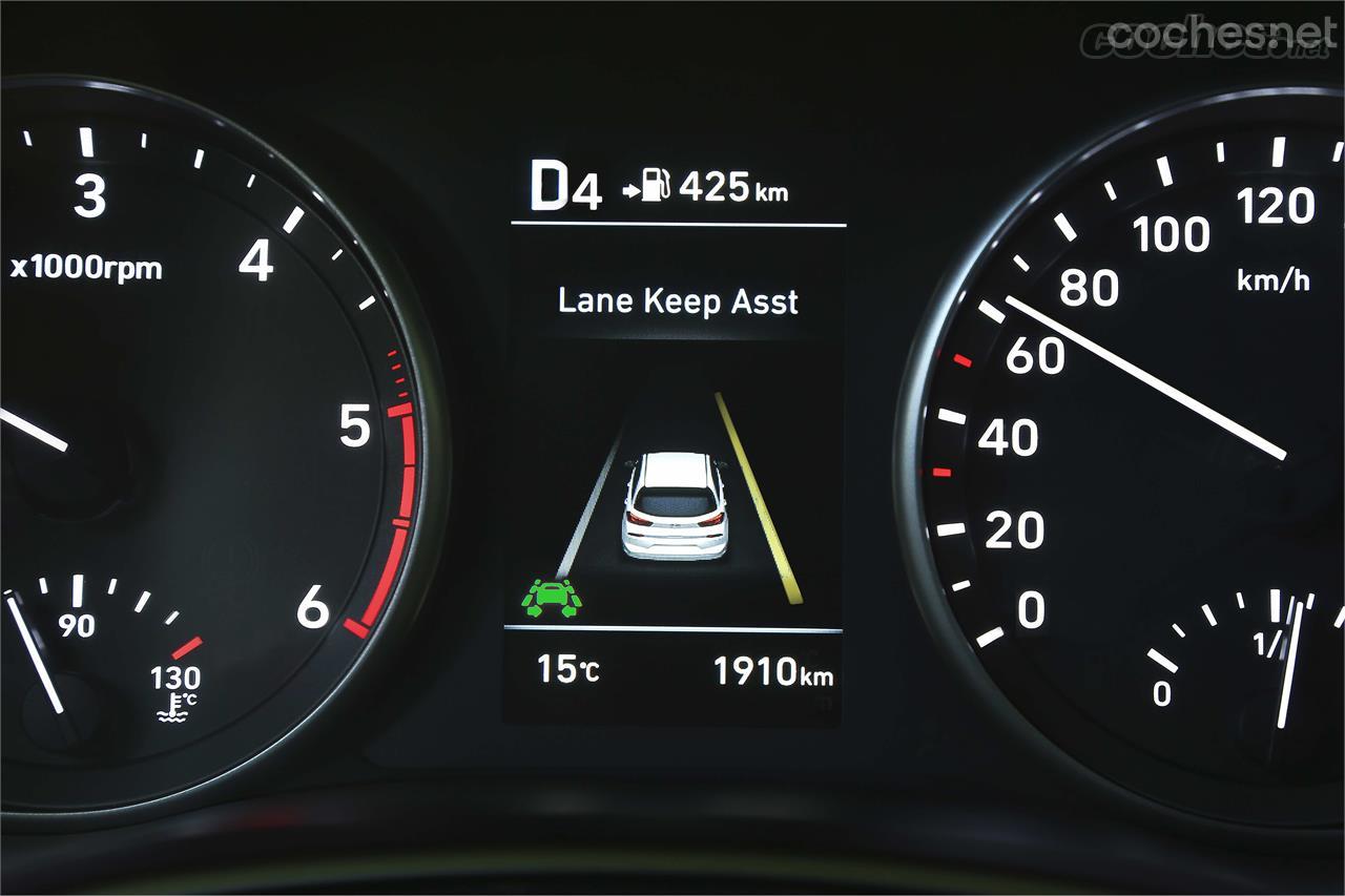 El sistema de alerta de mantenimiento de carril es una de las tecnologías de seguridad incorporadas al equipamiento. 