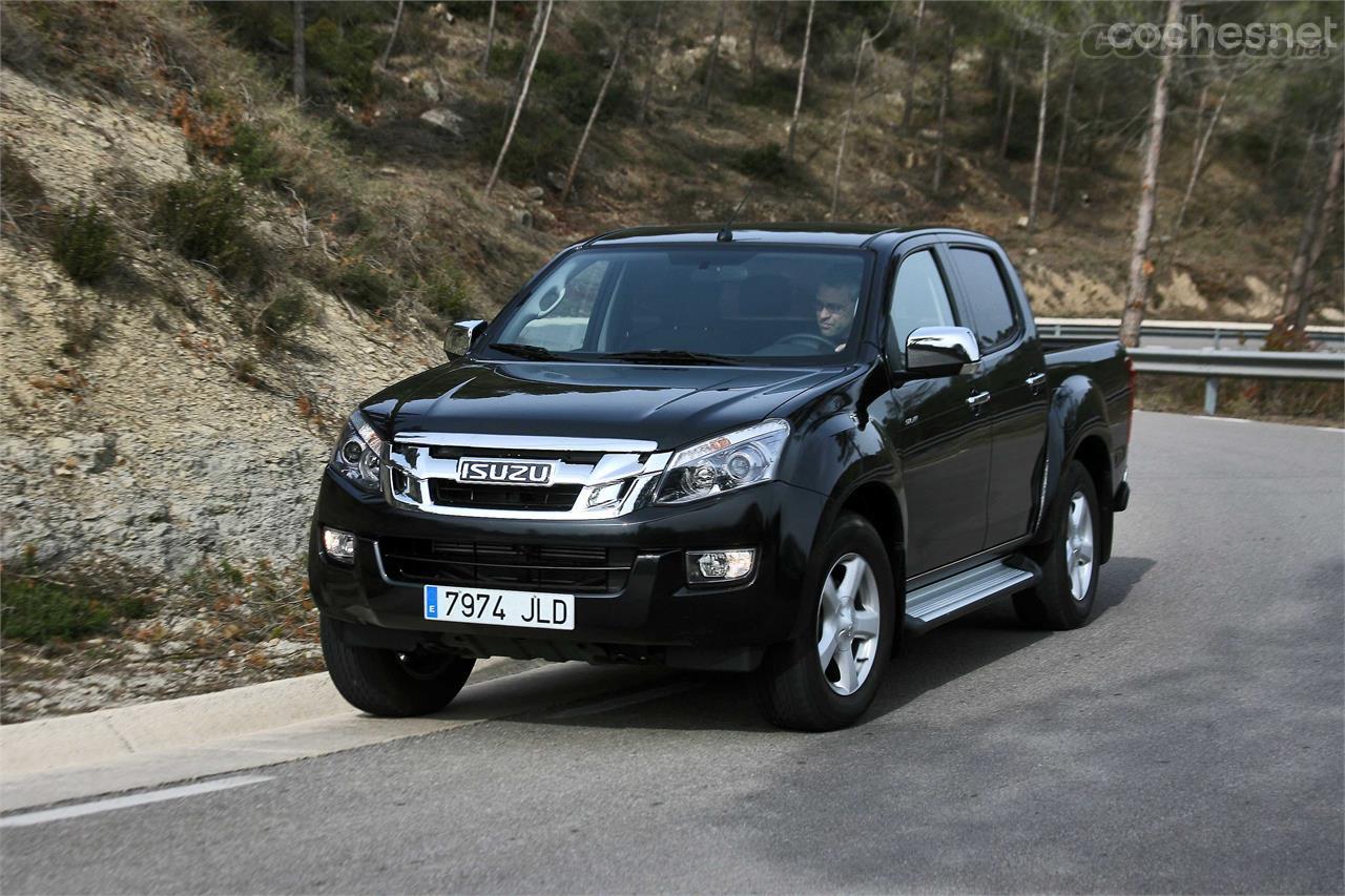 El Isuzu D-Max destaca por ofrecer un buen equilibrio, pero no ofrece la tecnología y los acabados de algunos de sus rivales recientemente actualizados. 