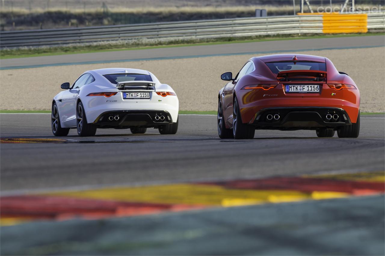 Siete vueltas en circuito -con monitor al lado pero a fondo- nos permitieron descubrir el potencial del F-Type Coupé R.