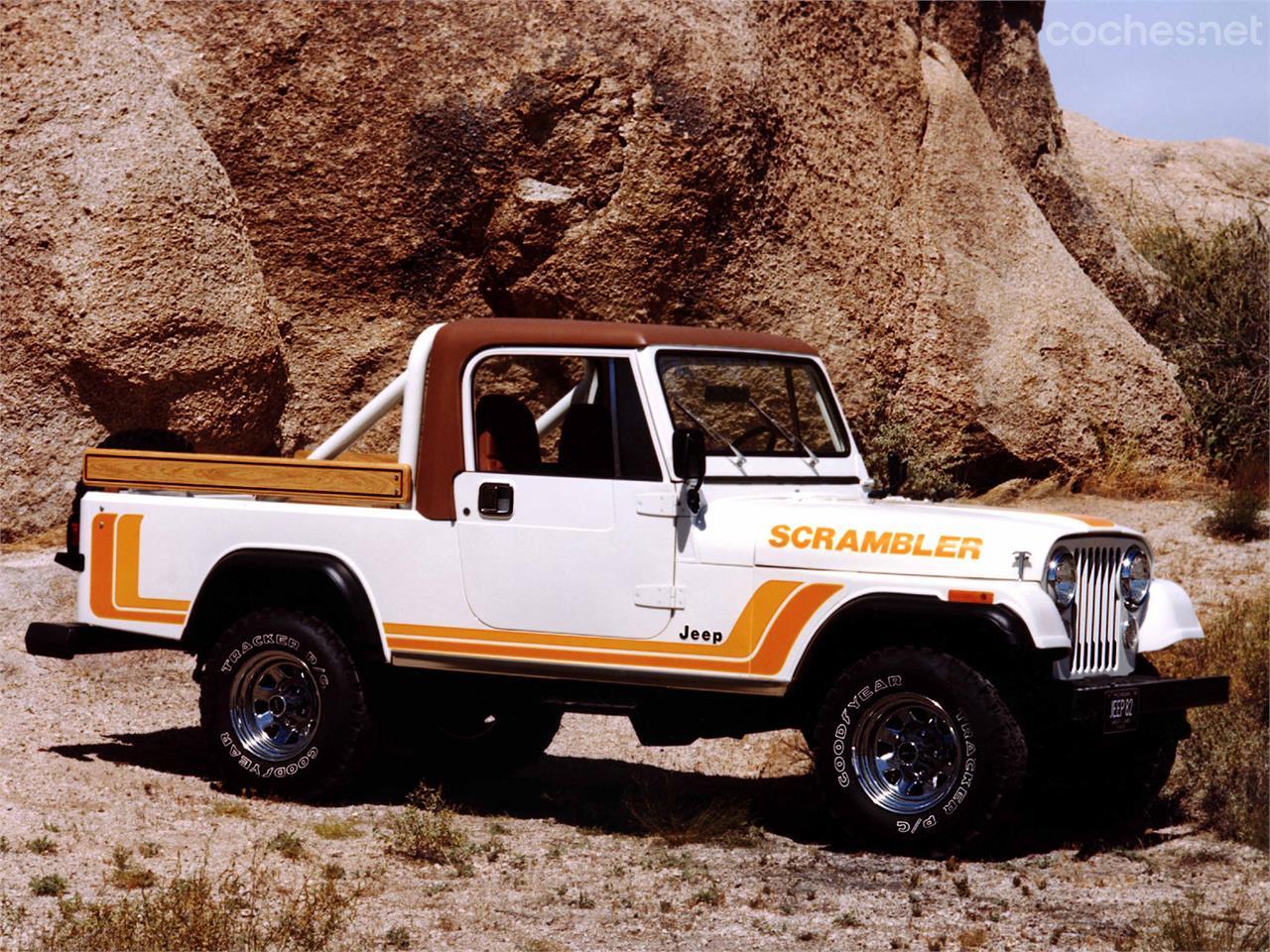 El CJ-8 llegó en 1981 como una versión de batalla larga del CJ-7 con una caja de mayor capacidad que no estaba separada del habitáculo.