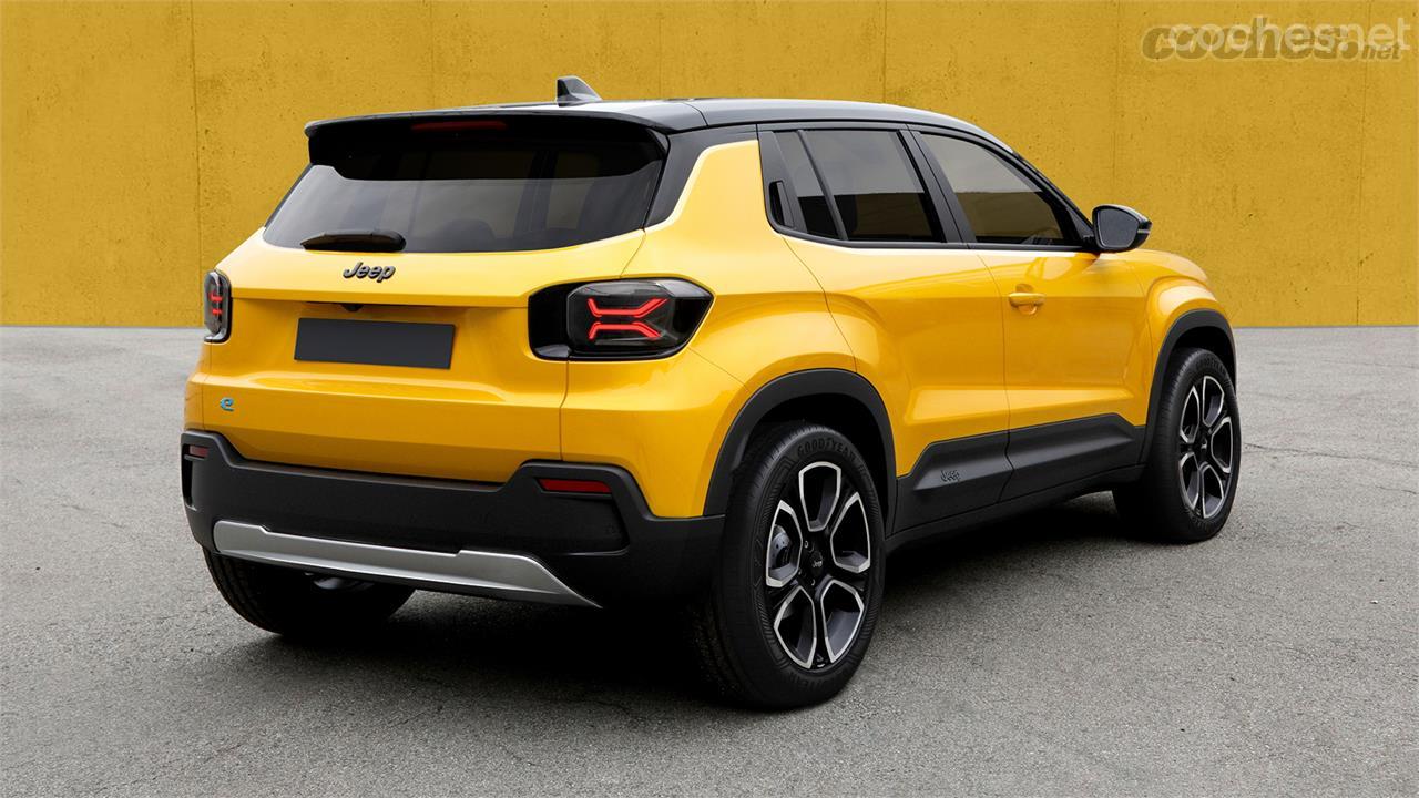 Tiene las proporciones de un Jeep Renegade y seguramente comparta plataforma y motor con el Opel Mokka-e y el Peugeot e-2008.