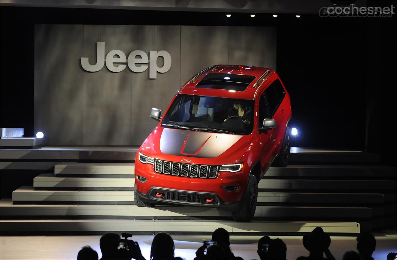 Jeep ha presentado la gama Grand Cherokee 2017 en EE.UU., principal mercado de este vehículo. 