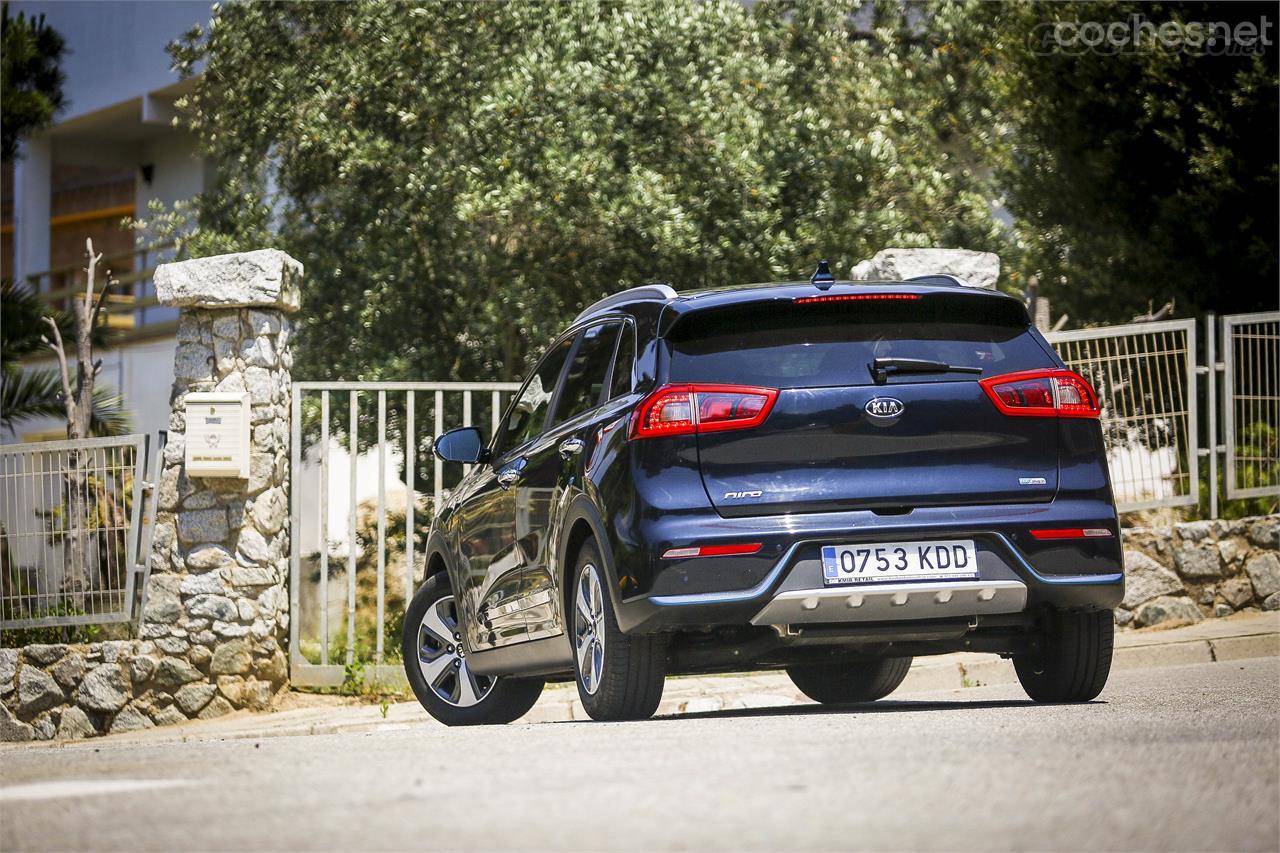 La imagen crossover del Kia Niro Plug-in Hybrid es bastante discreta. 