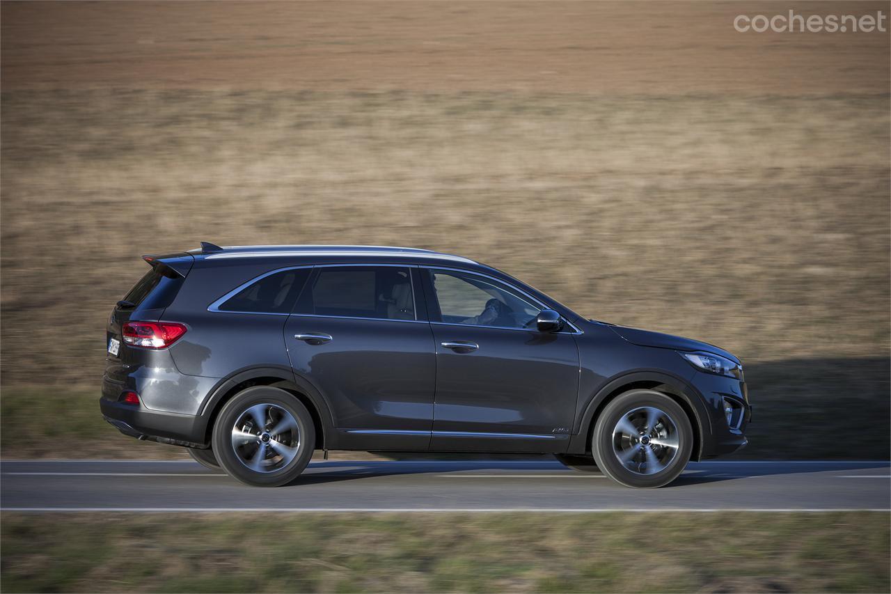 Confortable y estable, el Sorento es un excelente viajero, ideal para vías rápidas y largos trayectos.