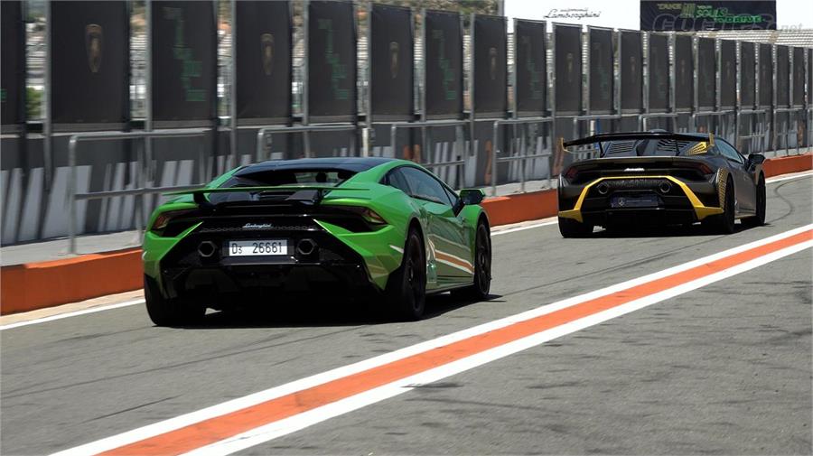 El Lamborghini Huracán Tecnica es ágil, rápido y muy eficaz en circuito. Lo suyo son las tandas, no cabe duda. 