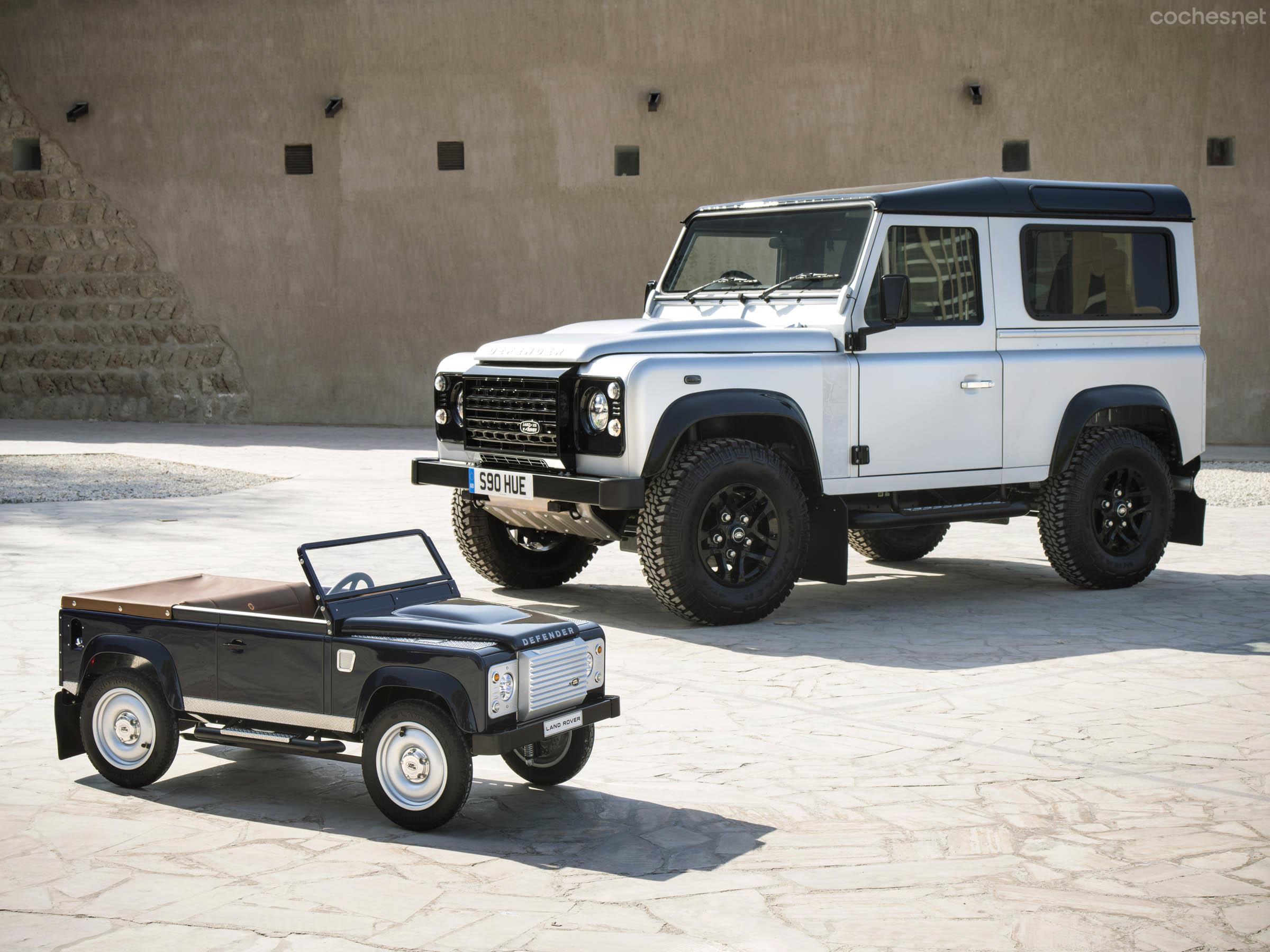 Por el momento es una pieza única pero quien sabe si Land Rover llegará a comercializar el Defender a pedales para niños presentado en el Salón de Dubai.