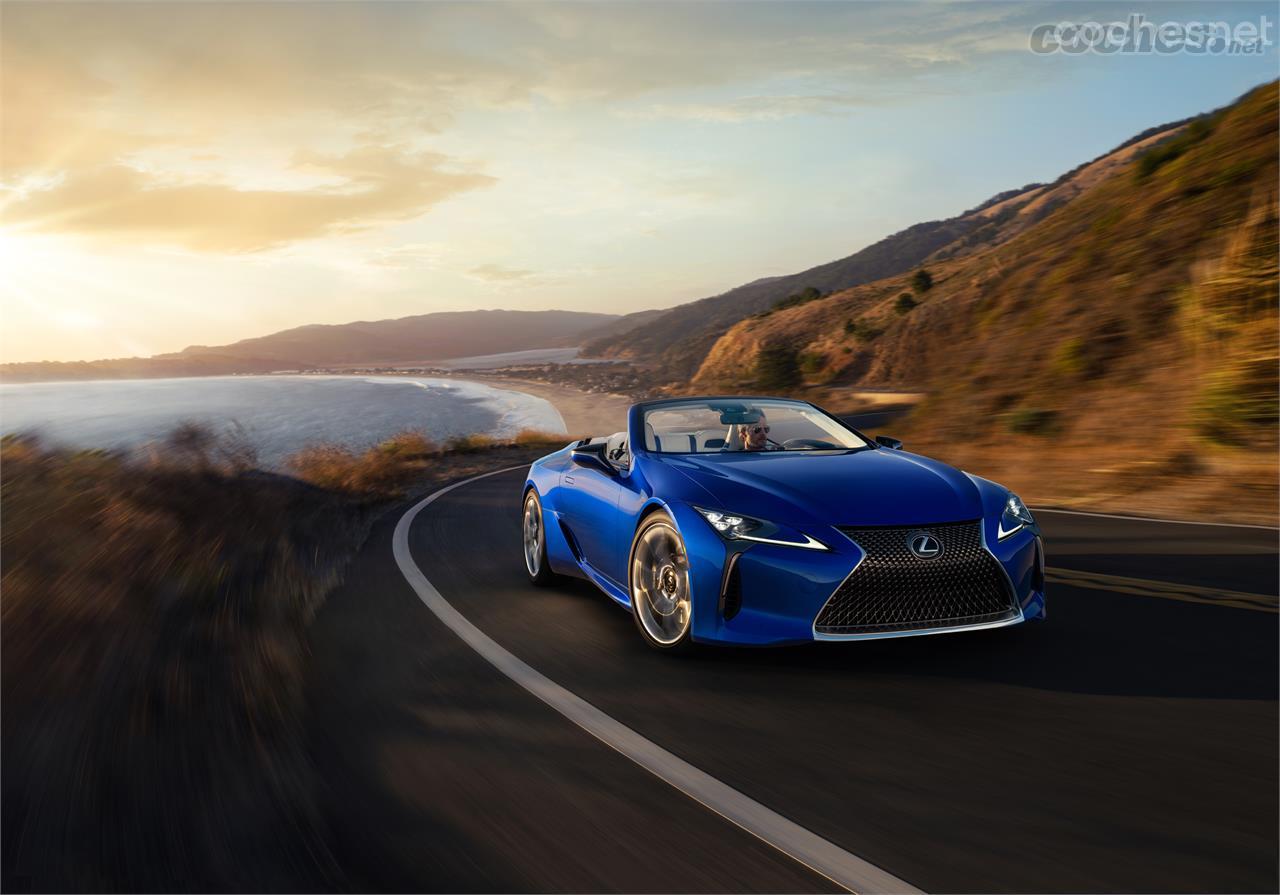 Lexus LC 500 Cabrio: Descapotable de lujo con 477 CV