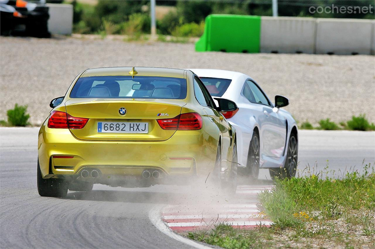 Las diferencias contra el crono fueron menores de lo esperado. Gana el BMW pero por los pelos.