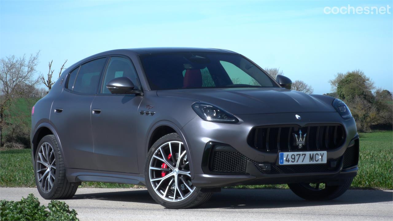 La carrocería del Maserati Grecale Trofeo es 31 mm más ancha que la de un Grecale GT.