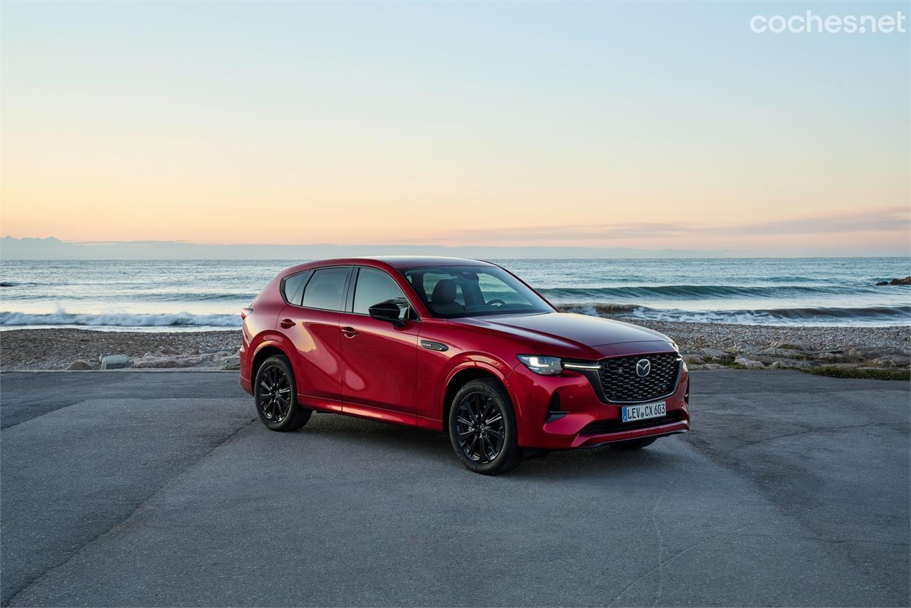 Tras el buen nivel de ventas del CX-60 híbrido enchufable, Mazda lanza el CX-60 e-Skyactiv D, un diésel con micro-hibridación.