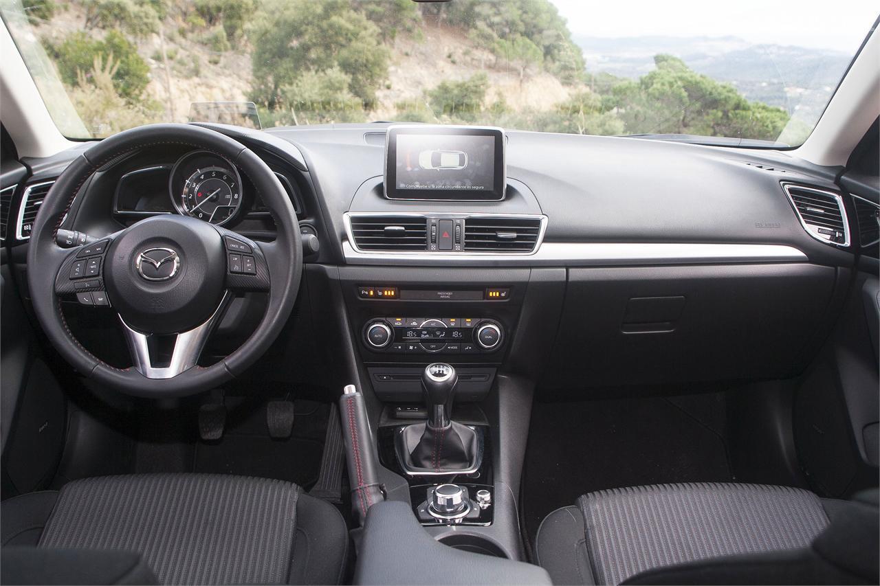 La ergonomía lo es todo para Mazda. Es fácil sentirse a gusto en poco tiempo.