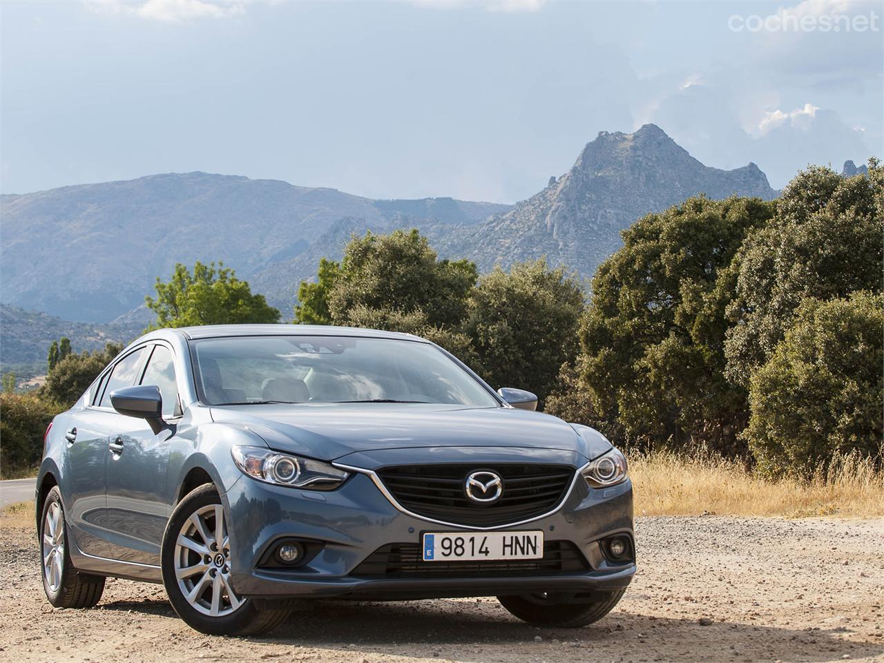 El Mazda6 es un coche realmente bonito, con un frontal con mucha personalidad.