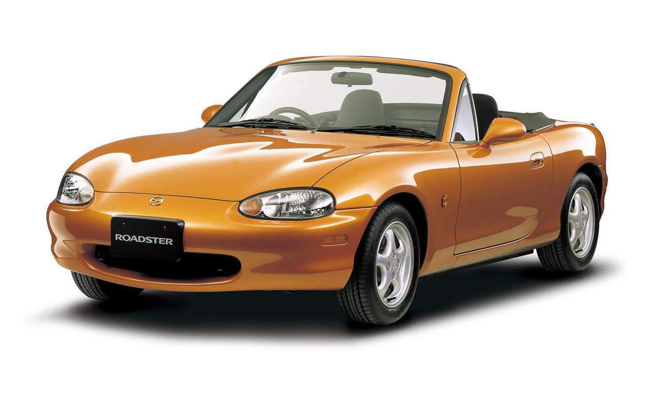 Mazda MX-5 NB naranja 1998-2005 1:43 43 primer modelo de coche con o sin persona...
