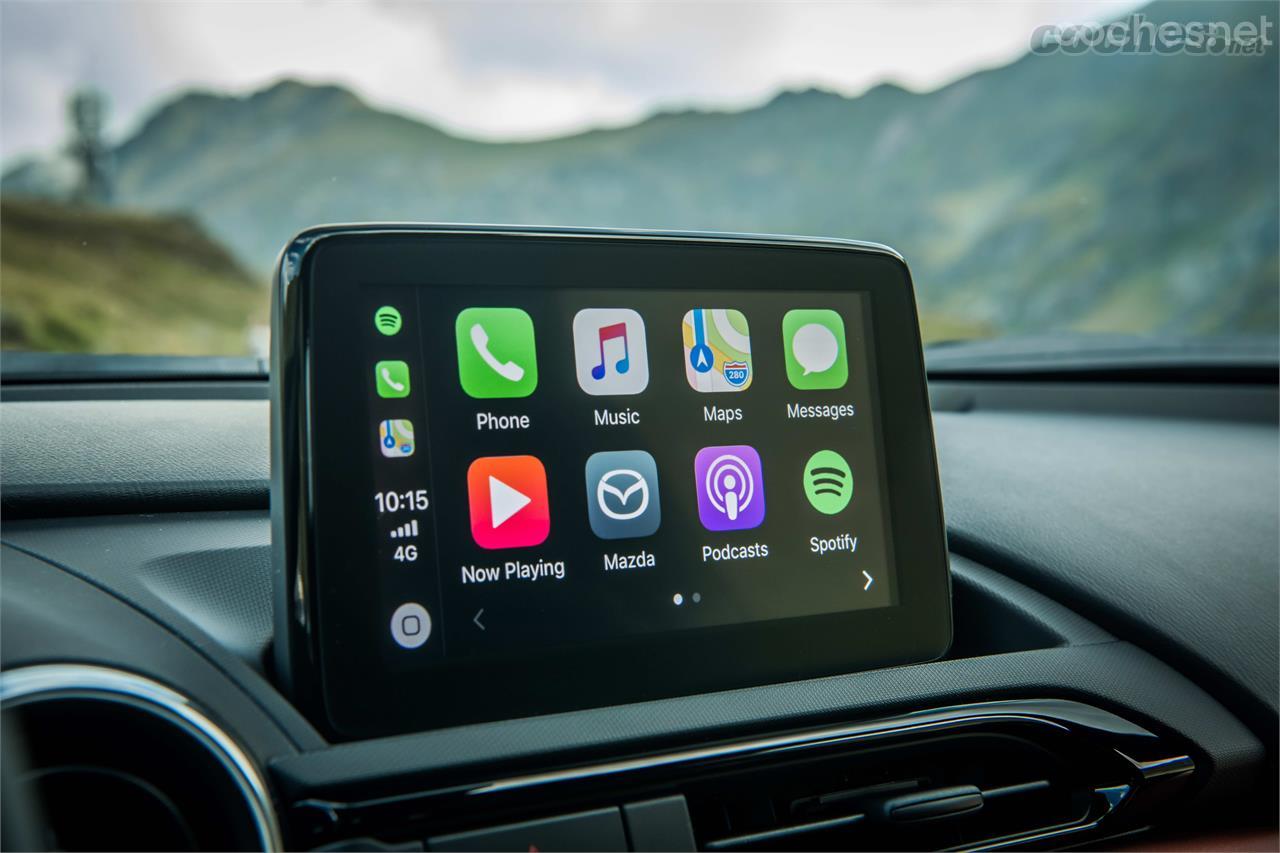 El sistema MZD Connect es ahora compatible con Android Auto y Apple CarPlay. 